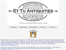 Tablet Screenshot of ettuantiquities.com